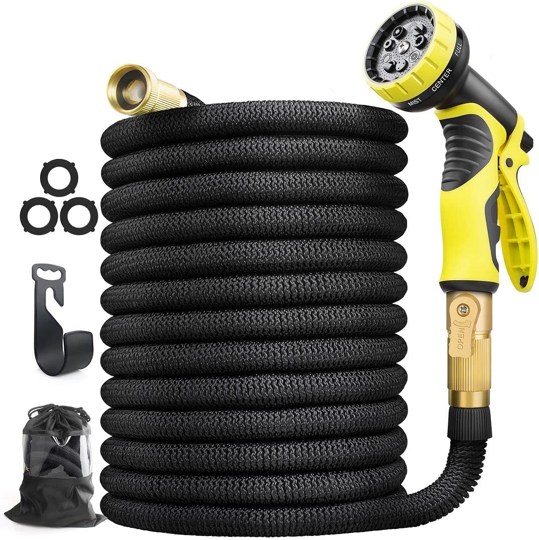 Aterod Expandable Garden Hose, Black - 125FT